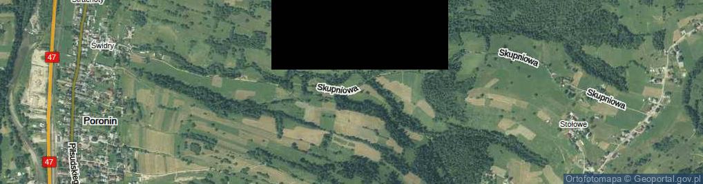 Zdjęcie satelitarne Skupniowa ul.